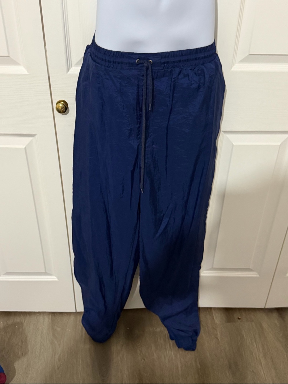 Dior Men’s Dark Blue Elastic Waist Joggers xl